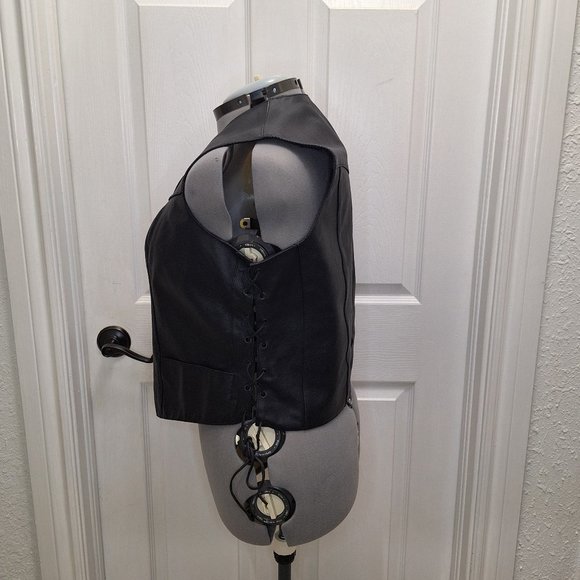 Jamin Leather Vest - Picture 4 of 12